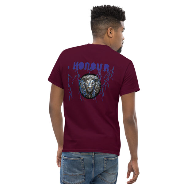 Klassisches Herren-T-Shirt - Primester - Blitz-Löwe – Bild 3